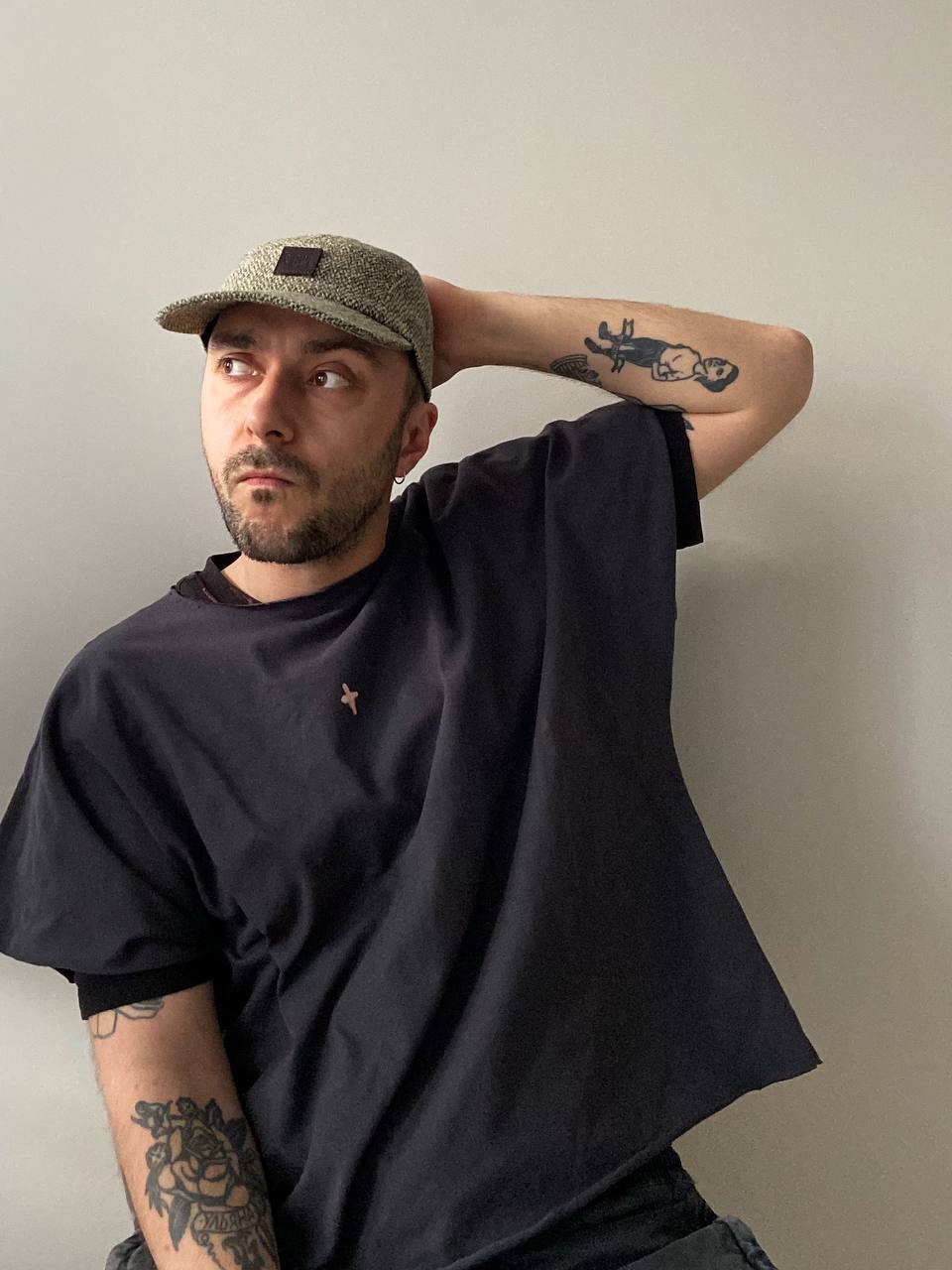 Новая история Sam Greywool — бейсболка Tweed image preview