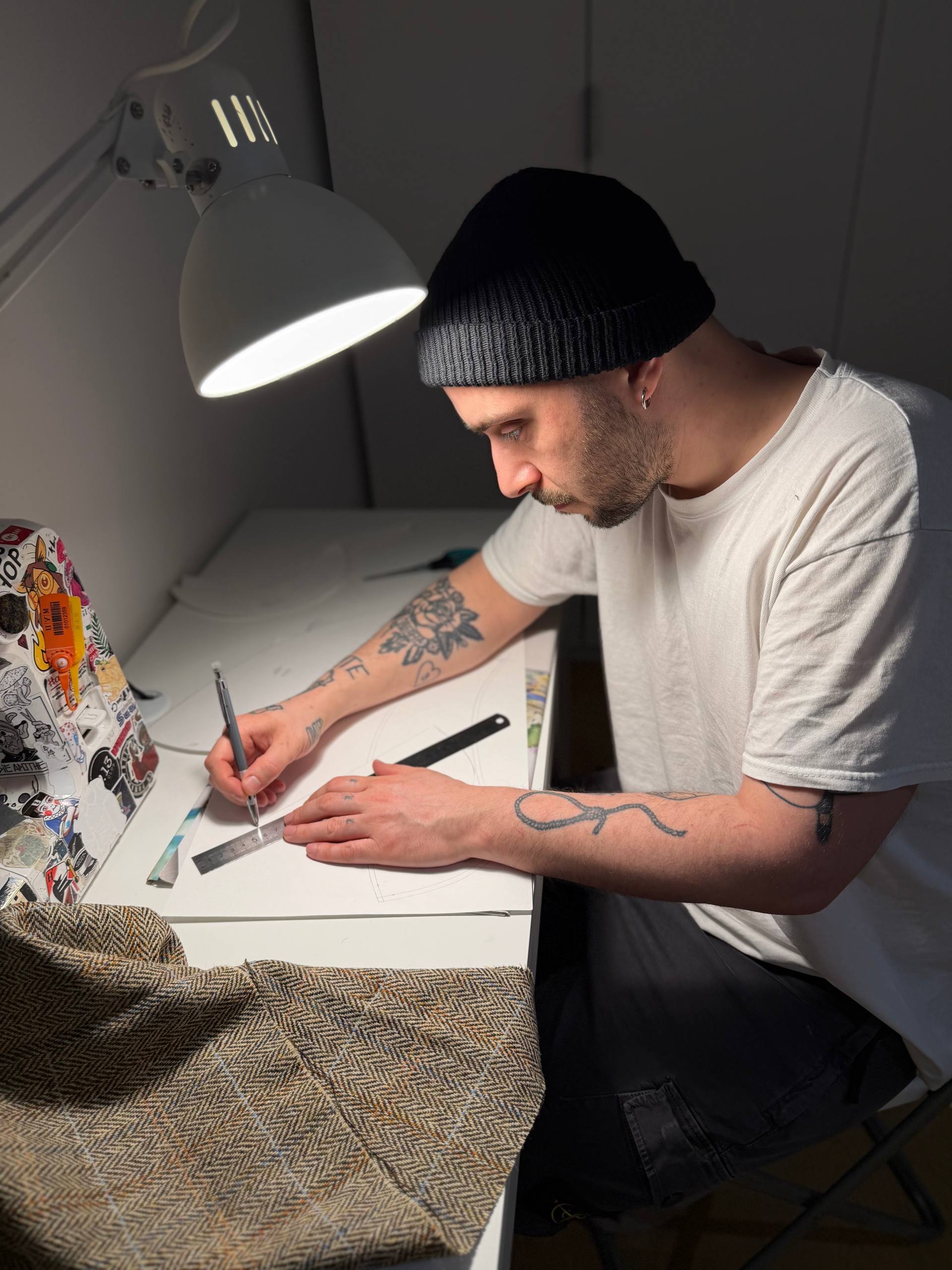 Изготовление лекал и шитьё кепки image preview